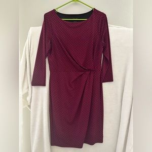 Burgundy Ann Taylor Dress